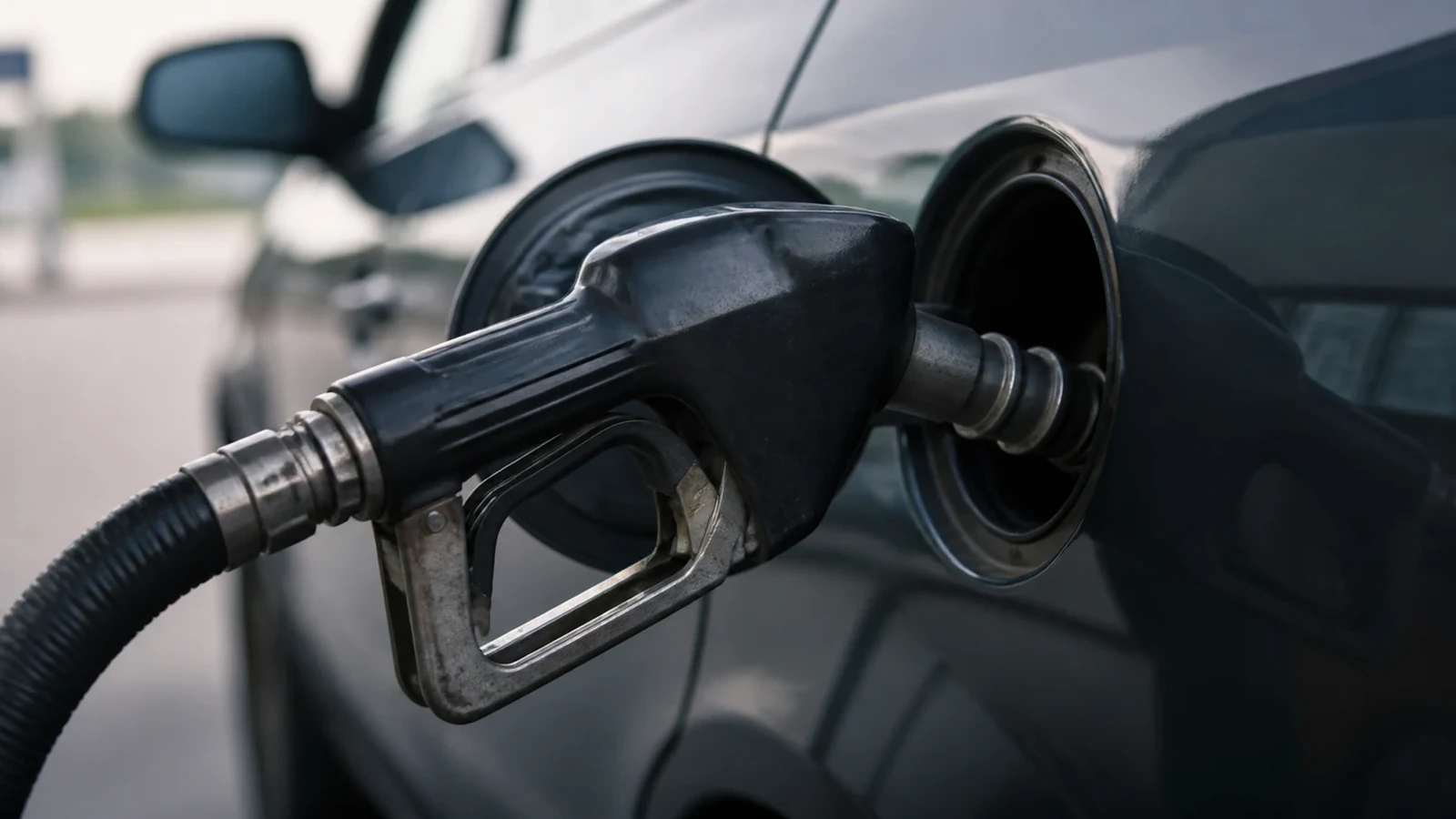 Ravitaillement d’une voiture sans marque visible
