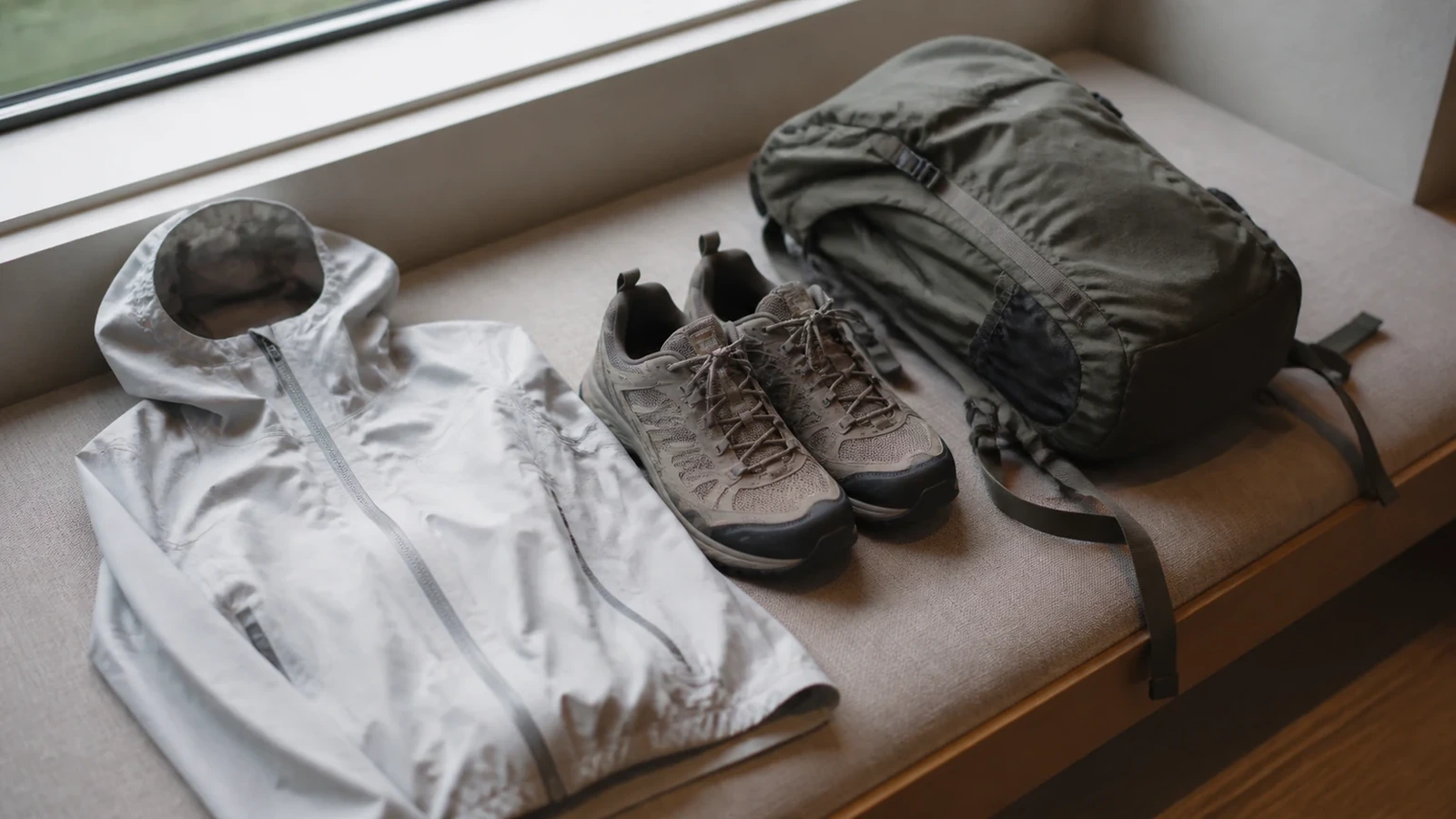 Tenue pratique préparée pour une escapade printanière